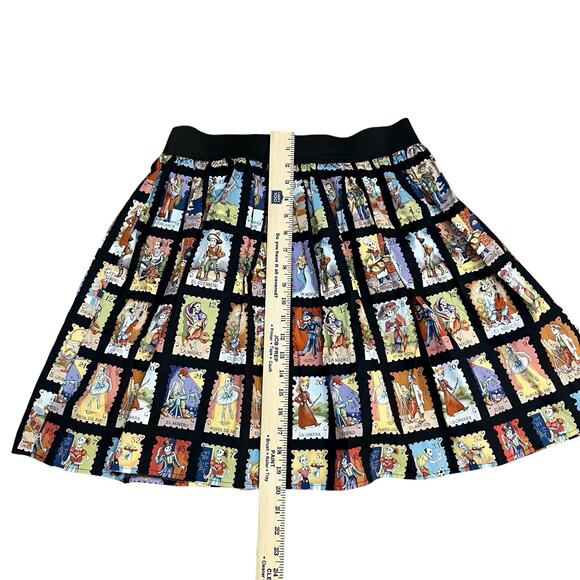 Hemet Loteria Card Print Skirt XL Fit And Flare Mini Dia De Los Muertos Mexican - Picture 6 of 9